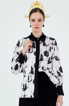 Long Sleeve Patterned Regular Shirt