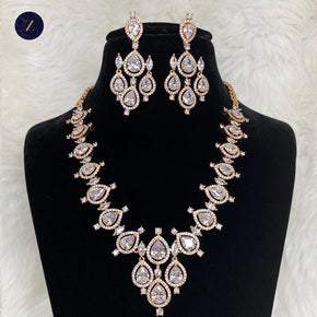 CZ Zirconia Necklace Set